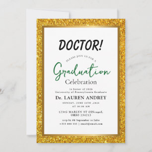 Doctor Graduation Party Invitation
