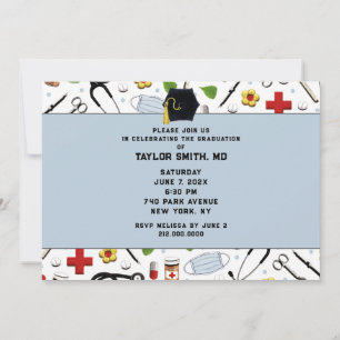 Doctor Graduation Party Invitation