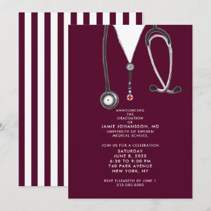 Doctor Graduation Party Invitations