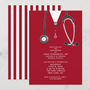 Doctor Graduation Party Invitations