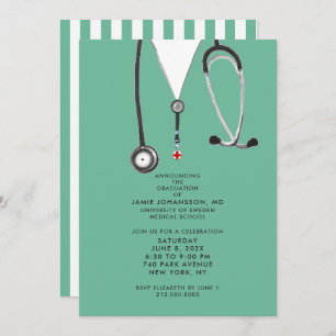 Doctor Graduation Party Invitations