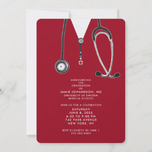 Doctor Graduation Party Invitations