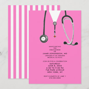 Doctor Graduation Party Invitations