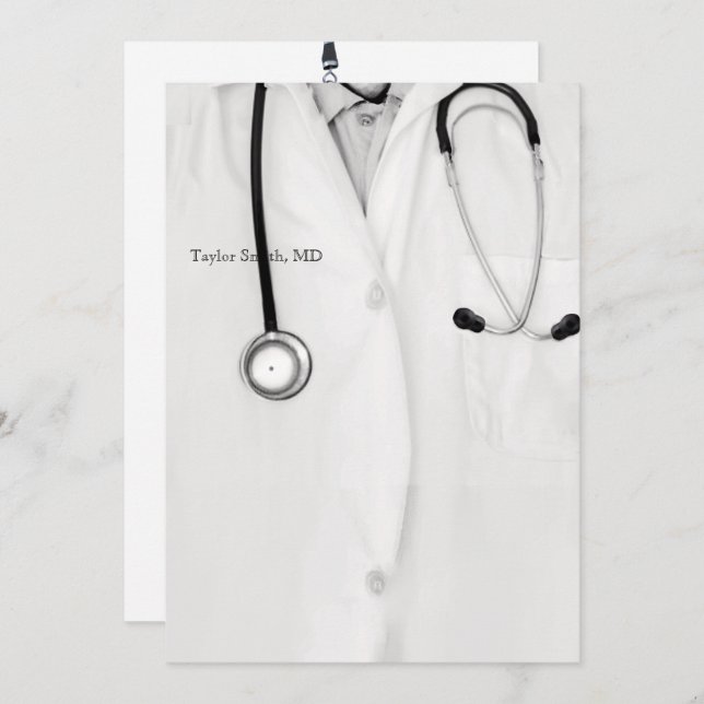 Doctor Graduation Party Invitations (Front/Back)