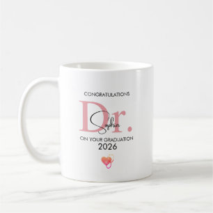 Doctor Graduation Personalised Name Class 2026 Coffee Mug