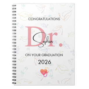 Doctor Graduation Personalised Name Class 2026 Notebook