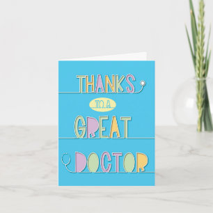 Doctor Gratitude  Thank You Card