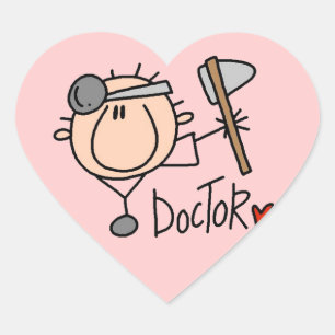 Doctor Heart Sticker