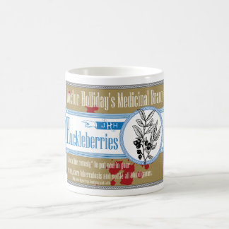 Doctor Holliday's Medicinal Brand Huckleberries Coffee Mug