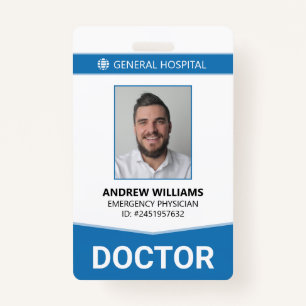 Doctor Hospital Medical Staff ID ID Badge