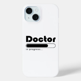 Doctor In Progress Funny Med School Loading Bar iPhone 15 Case