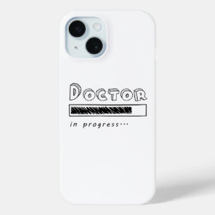 Doctor In Progress Funny Med Student Loading Bar iPhone 15 Case
