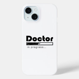 Doctor in Progress Loading Bar Funny Med Student iPhone 15 Case