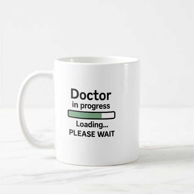 Doctor in Progress Loading Mug (Left)
