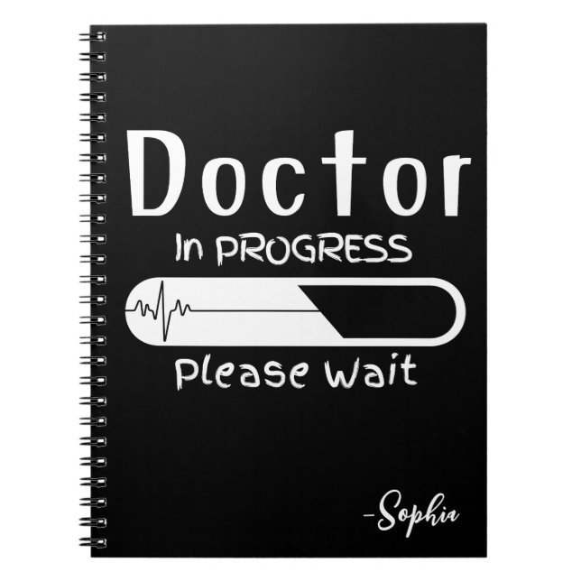 Doctor in Progress Notebook (Front)