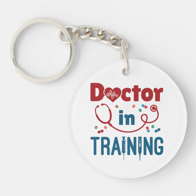 Doctor In Training Future Doctor Key Ring (Front)