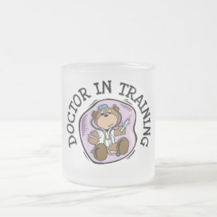 Doctor in Training T-shirts and Gifts Frosted Glass Coffee Mug