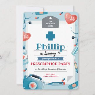 Doctor Invitation for kids