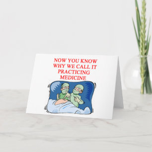 DOCTOR joke Card