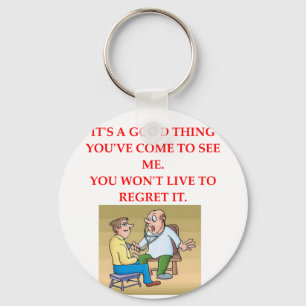 doctor joke key ring