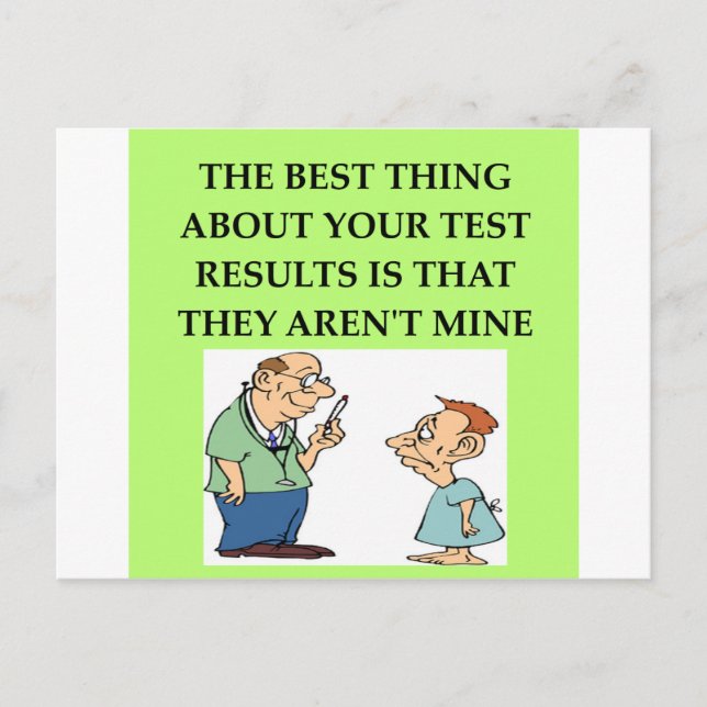 doctor joke postcard (Front)