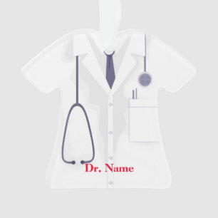 Doctor Lab Jacket Christmas Ornament