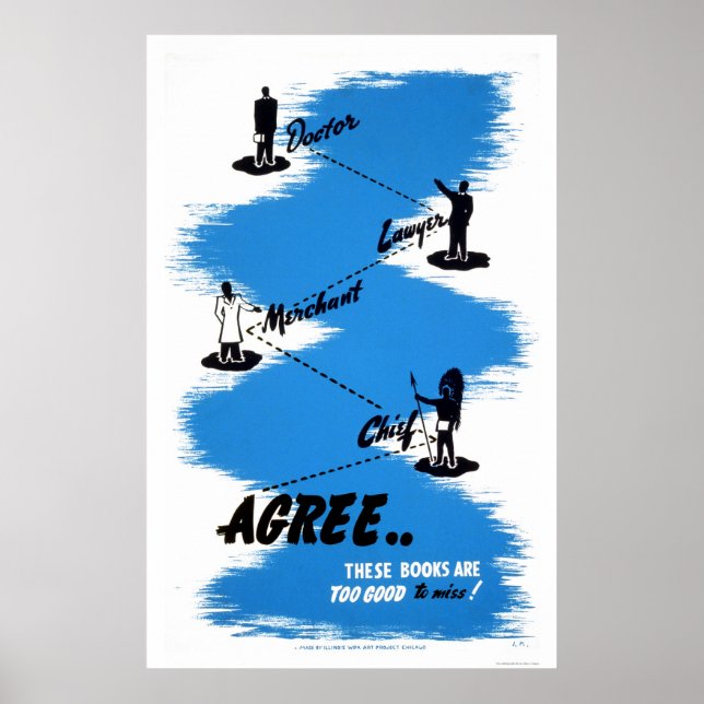 Doctor Lawyer Indian 1940 WPA Poster (Front)