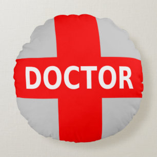 Doctor Logo Round Cushion