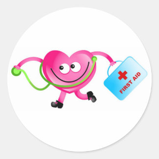 Doctor Love Classic Round Sticker