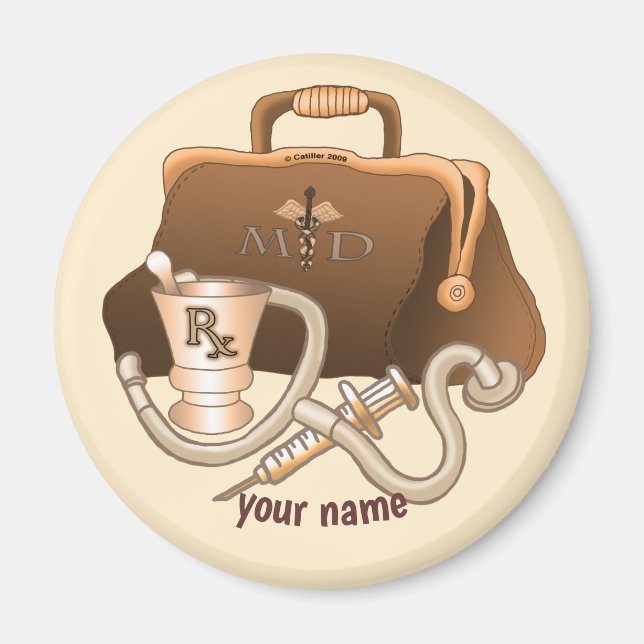 Doctor Medical Bag  magnet (Front)