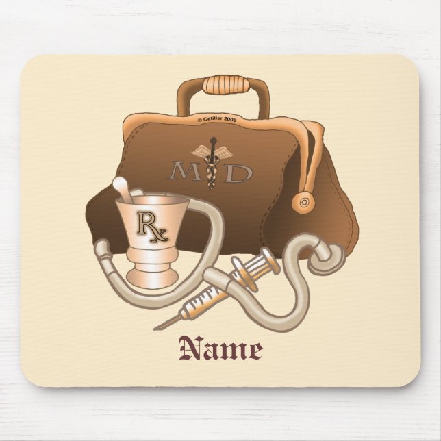 Doctor Medical Bag Mouse Mat (Front)