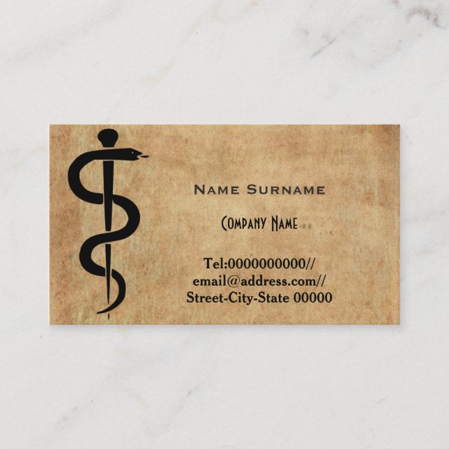 doctor,medical care ,health, business card (Front)