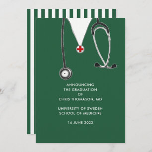 Doctor Medical School Graduation Announcement