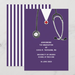 Doctor Medical School Graduation Announcement