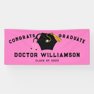 Doctor Medical School Graduation Banner