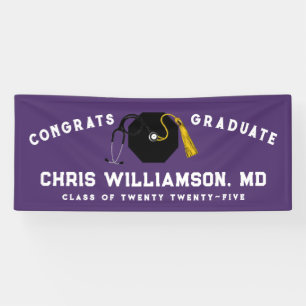 Doctor Medical School Graduation Banner