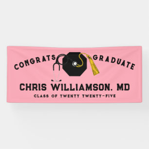 Doctor Medical School Graduation Banner