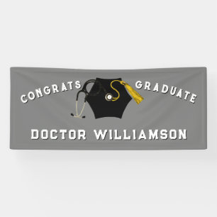 Doctor Medical School Graduation Banner