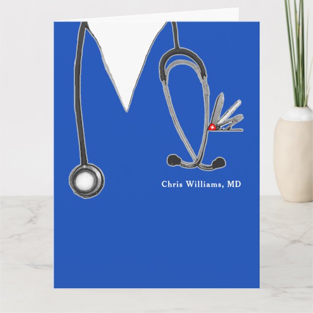 Doctor Medical School Graduation Card (Front)