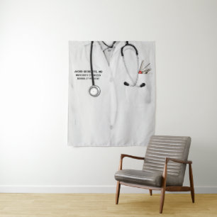 Doctor Medical School Graduation Party Tapestry