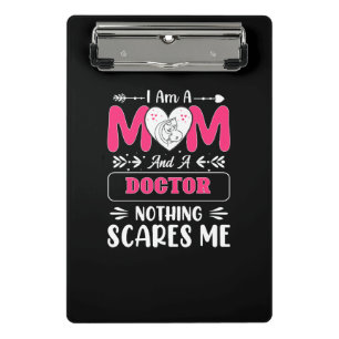 Doctor Mum, Funny Doctor Mum Mini Clipboard