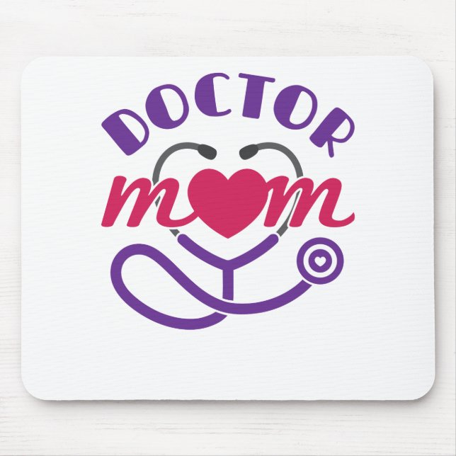 Doctor Mum Mouse Mat (Front)