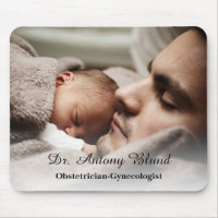 Doctor Newborn Family Photo Keepsake