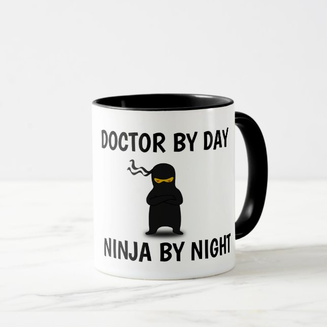 DOCTOR NINJA COFFEE MUGS (Front Right)