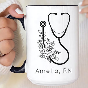 Doctor Nurse   Custom Medical Healthcare Worker Coffee Mug