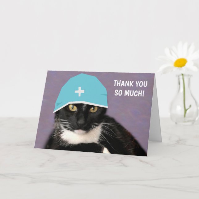 Doctor, Nurse, Medical Thank You Card (Small Plant)