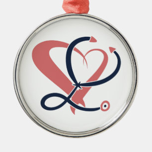 Doctor, nurse, paramedic, emergency gift template metal tree decoration