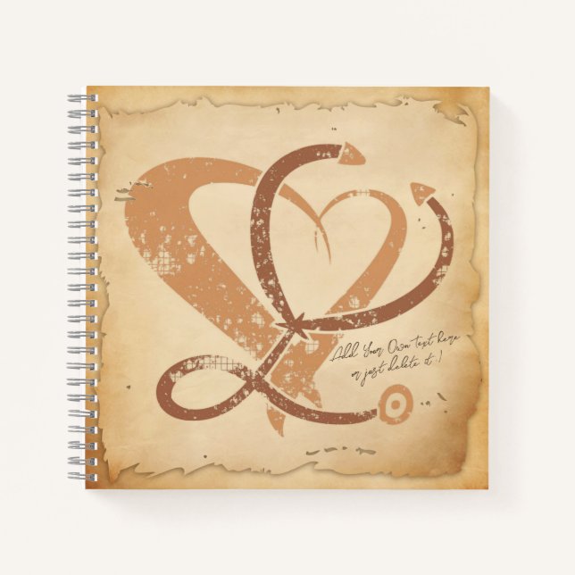 Doctor, nurse, paramedic, emergency gift template  notebook (Front)