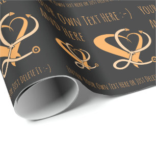Doctor, nurse, paramedic, emergency gift template wrapping paper