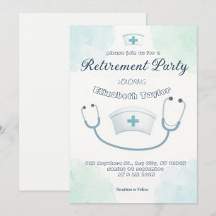 Doctor nurse retirement invitation